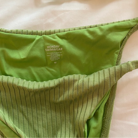 Monday Swimwear NWT Pear Wide Rib Bikini - Picture 3 of 7